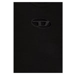 Diesel T-Shirt Girocollo Tinta Unita con Logo per Bambina J01830 NERO DIESEL 