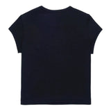 Diesel T-Shirt Girocollo tinta unita con Logo Nero per Bambina J01830XXX NERO DIESEL 
