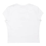 Diesel T-Shirt Girocollo tinta unita con Logo Bianco per Bambina J01830XXXX BIANCO DIESEL 