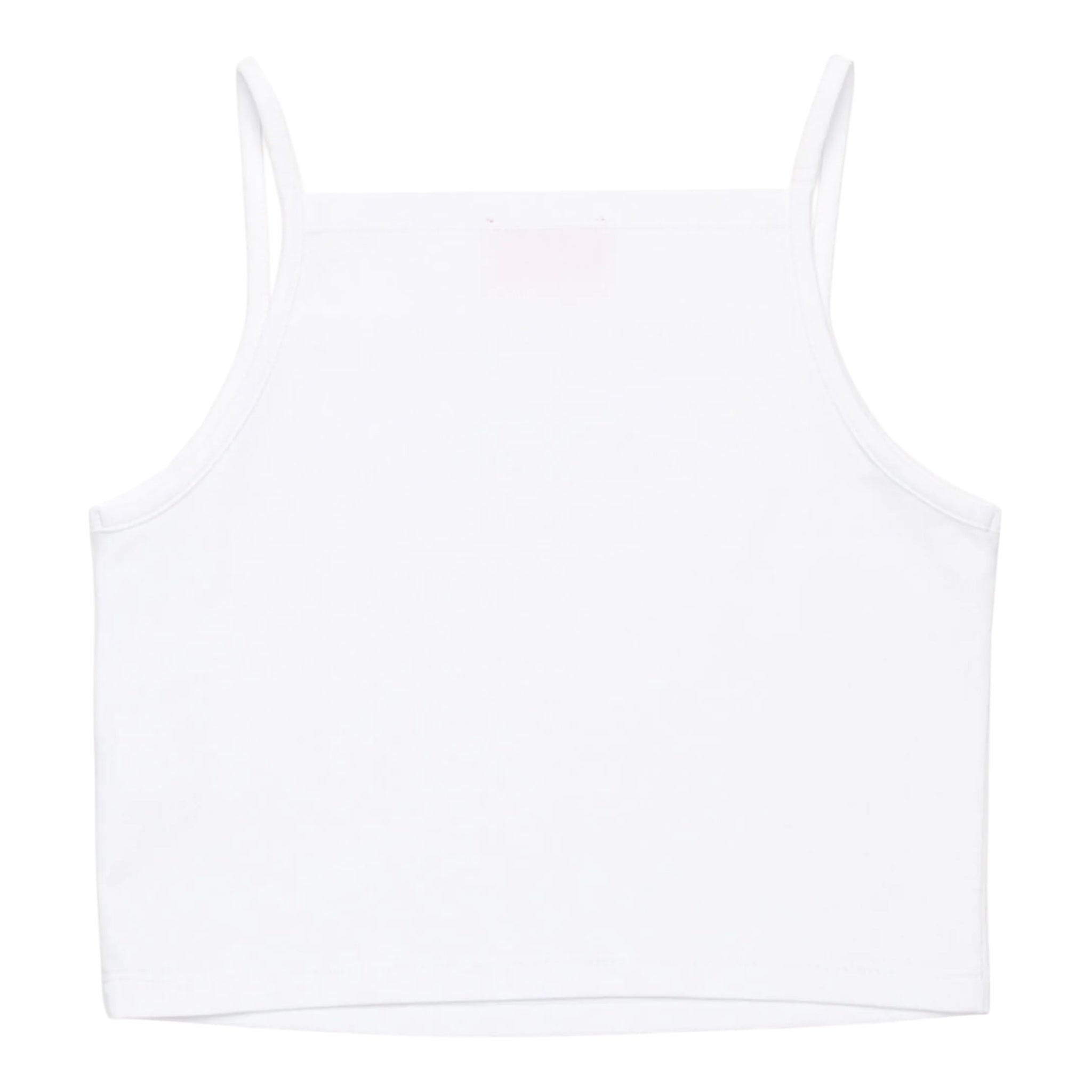 Diesel Canotta Bretelline Tinta Unita con Stampa Brillantinata per Bambina J02201X BIANCO DIESEL 