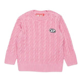 Diesel Maglia Tinta Unita con Logo per Neonata K00594 ROSA DIESEL 
