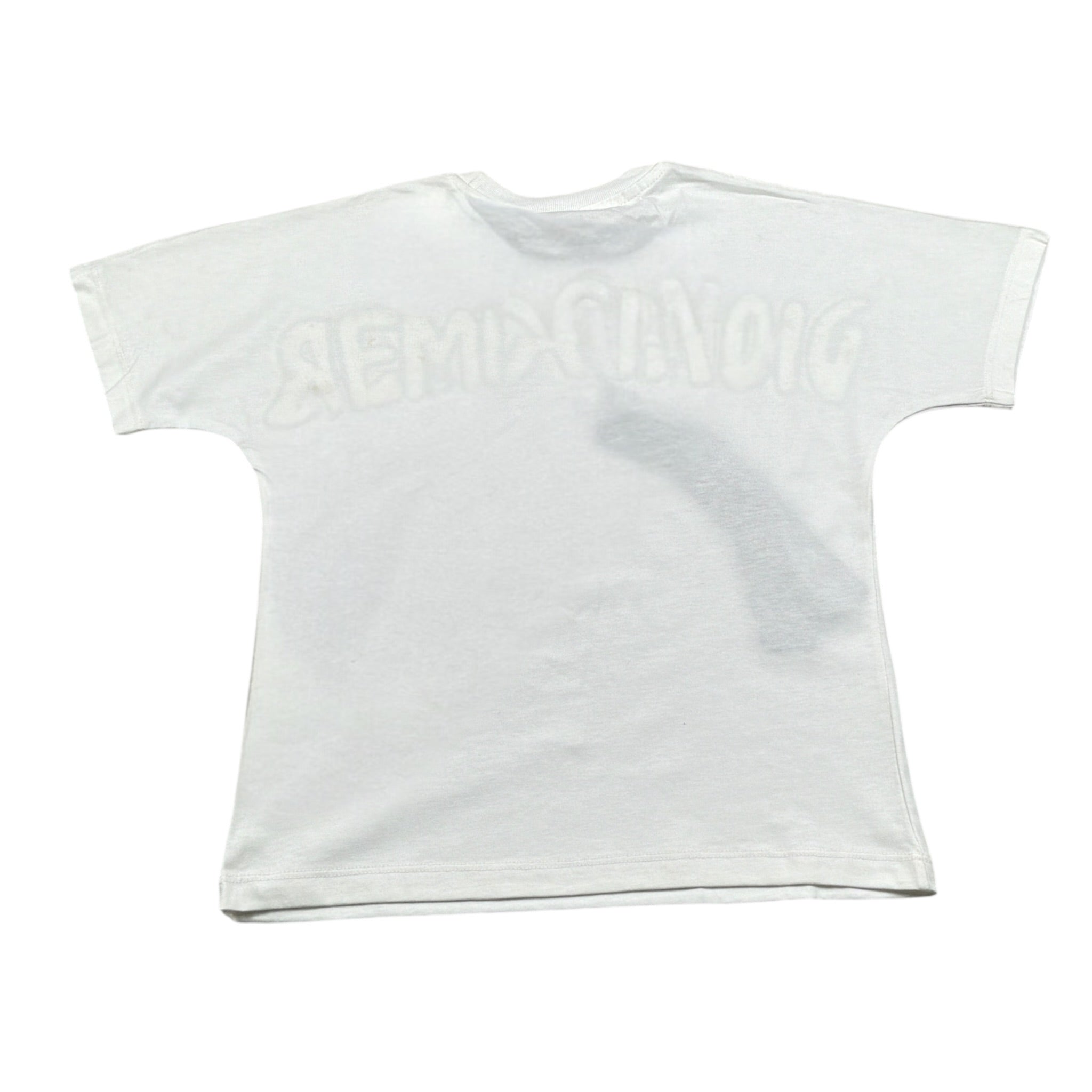 Disclaimer T-Shirt Girocollo tinta unita con Stampa Bianco per Bambino 23EDK53820 BIANCO DISCLAIMER 