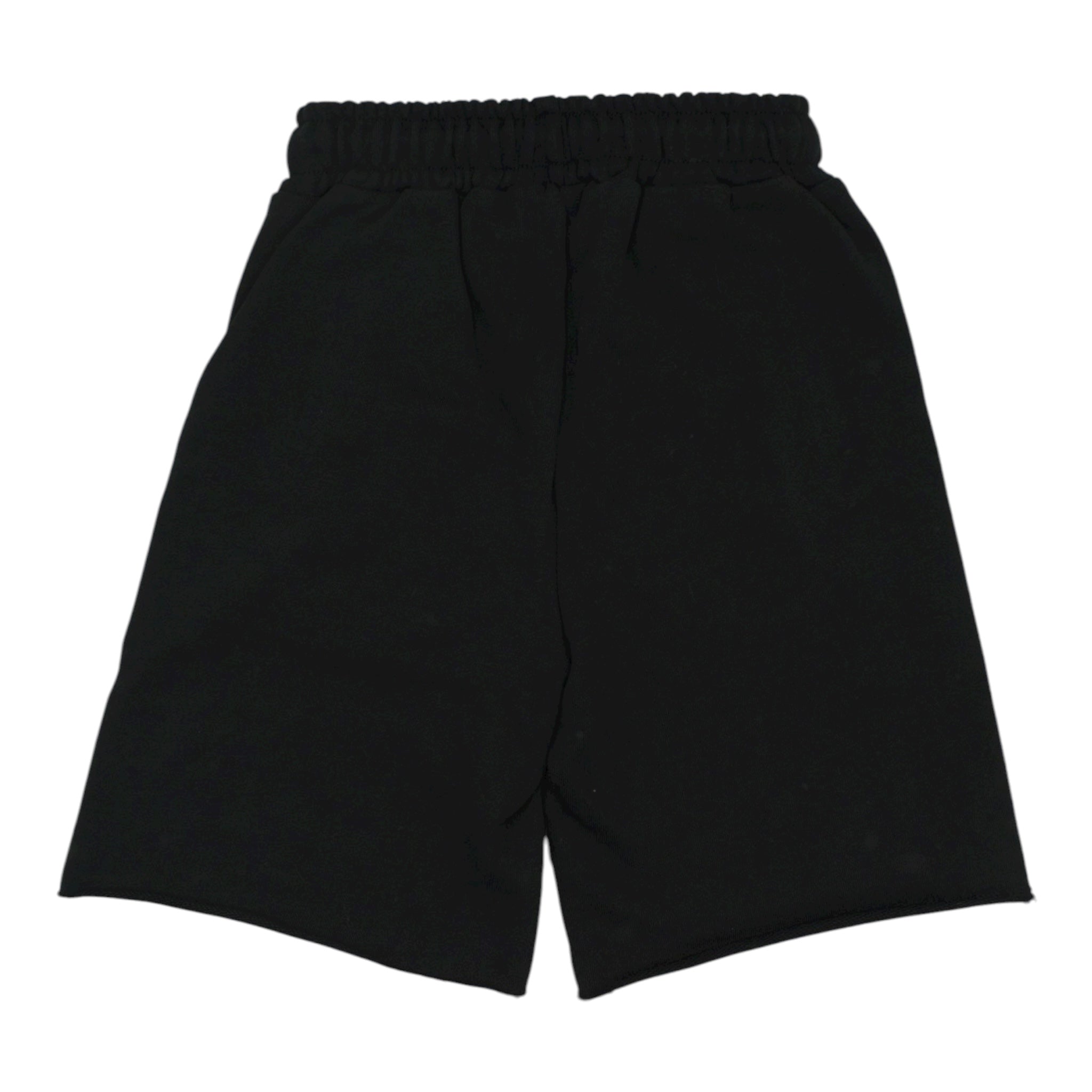 Disclaimer Bermuda Tinta Unita con Stampa per Bambino 25EDK58412 NERO DISCLAIMER 