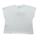 Disclaimer T-Shirt Girocollo Tinta Unita con Stampa per Bambina 25EDK58516 BIANCO DISCLAIMER 