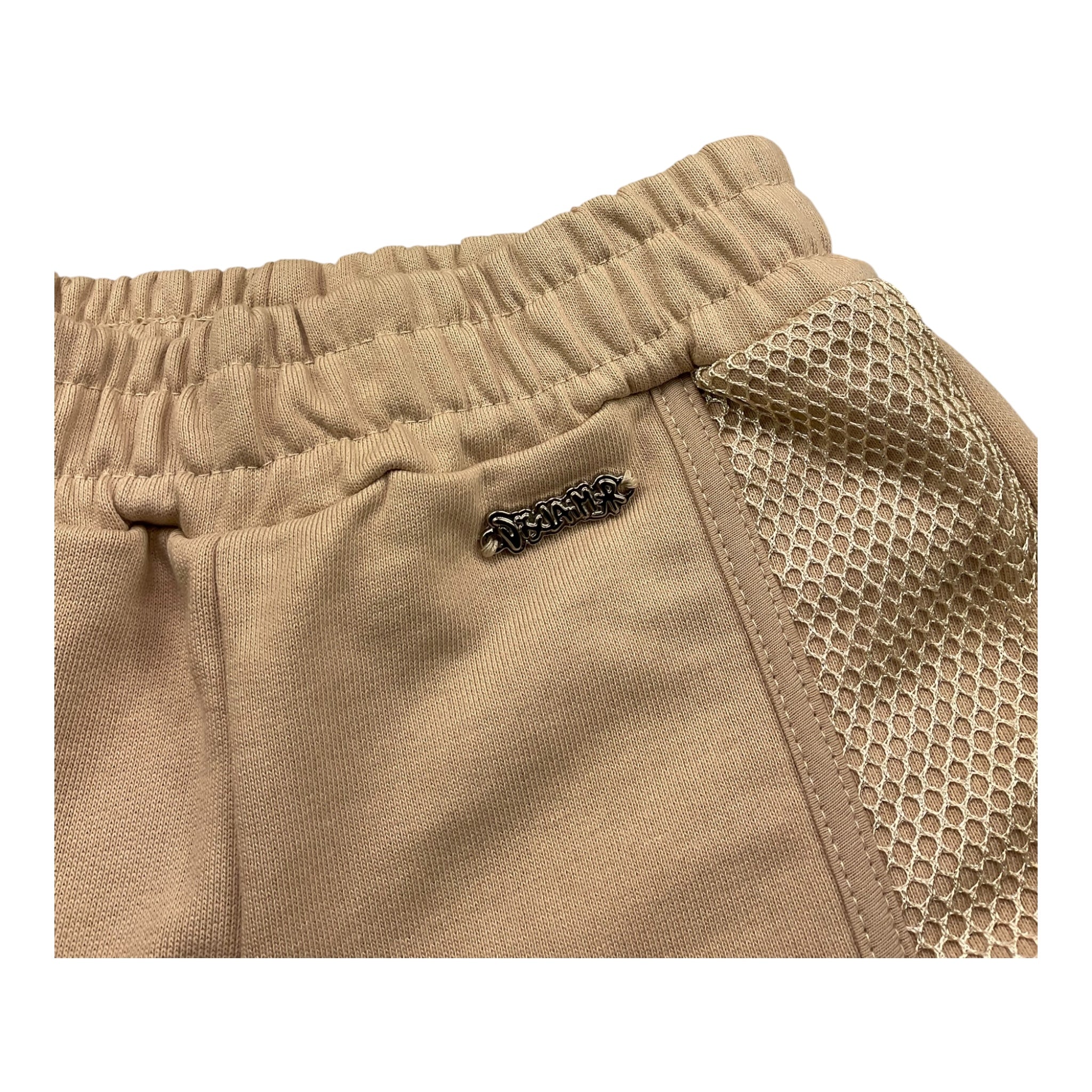 Disclaimer Short Tinta Unita con Trafori per Bambina 25EDK58547 BEIGE DISCLAIMER 