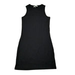 Dixie Abito Giromanica Girocollo Tinta Unita per Bambina ABA1032G74X NERO DIXIE 