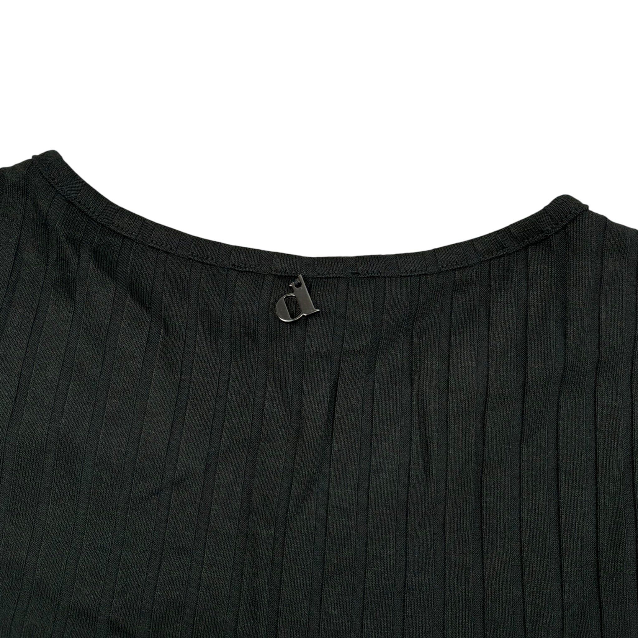 Dixie T-Shirt Tinta Unita Modello Crop per Bambina MBB4070G74 NERO DIXIE 
