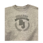 Dnj Felpa Chiusa Girocollo Tinta Unita per Bambino MFD5102J GRIGIO DNJ 