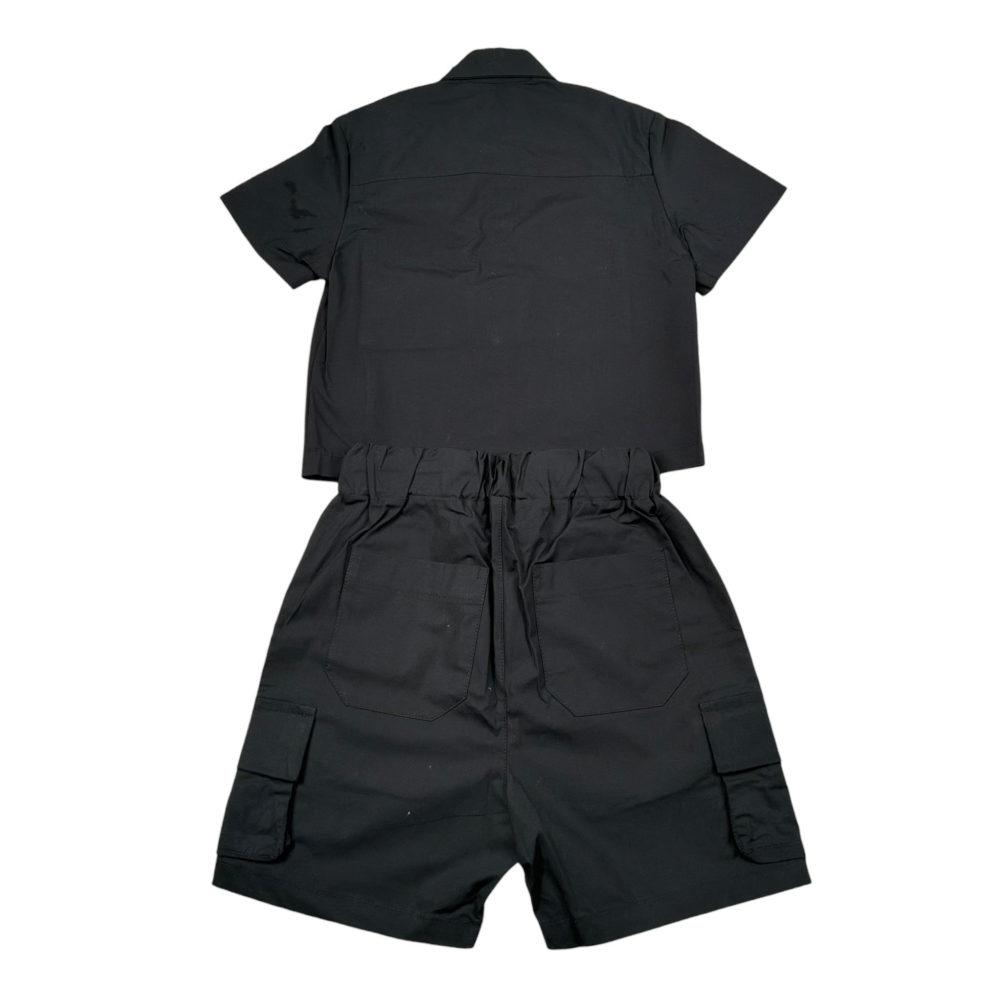 Do Not Conform Completo 2 Pezzi Camicia-Bermuda Tinta Unita per Neonato DCA043 NERO DO NOT CONFORM 
