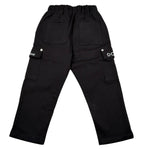 Do Not Conform Pantalone Tinta Unita con Elastico In Vita per Bambino DPA040 NERO DO NOT CONFORM 