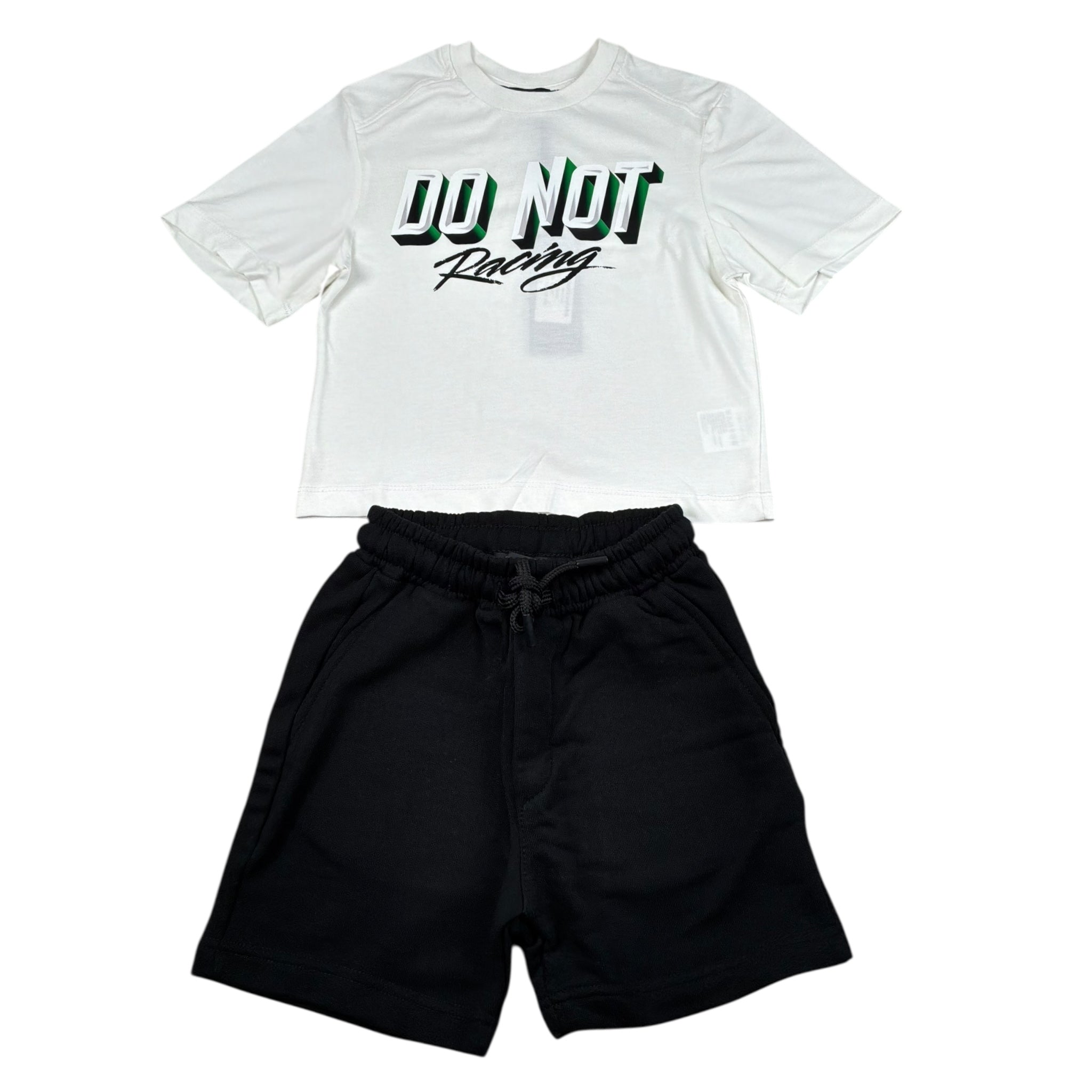 Do Not Conform Completo 2 Pezzi T-Shirt-Bermuda per Neonato DTSN BIANCO/NERO DO NOT CONFORM 