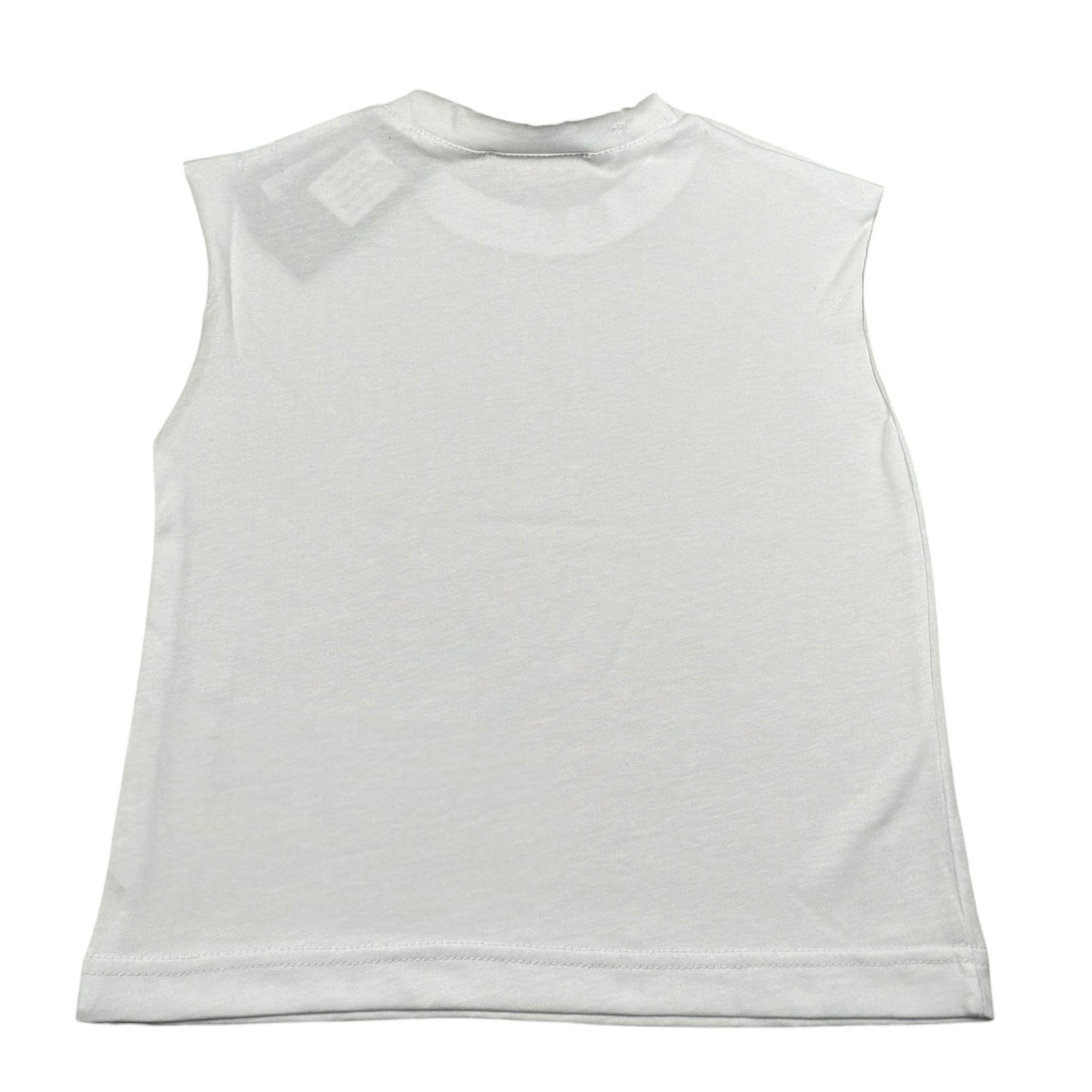 Do Not Conform Canotta Girocollo Tinta Unita per Bambino SS25DTS012 BIANCO DO NOT CONFORM 