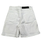Do Not Conform Bermuda In Denim Tinta Unita con Girovita Regolabile per Bambino TAN007 BIANCO DO NOT CONFORM 