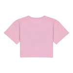 Dolce & Gabbana T-Shirt Girocollo Tinta Unita con Logo per Neonata F1452 ROSA DOLCE & GABBANA 