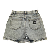 Dolce & Gabbana Short In Denim Tinta Unita con Stampa per Bambina L83Q25LDC30 AZZURRO DOLCE & GABBANA 