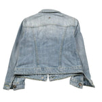 Dondup Giubbino Tinta Unita In Denim per Bambina DFGB013 AZZURRO DONDUP 