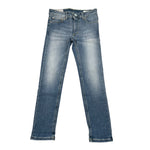 Dondup Jeans Tinta Unita con 5 Tasche per Bambina DFPA116 BLU DONDUP 