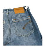 Dondup Jeans Tinta Unita Modello A Palazzo per Bambina DFPA128X BLU DONDUP 