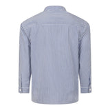 Dondup Camicia Tinta Unita con Fantasia A Righe per Bambino DMCA035 AZZURRO DONDUP 