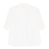 Dou Dou Camicia Tinta Unita Manica Lunga per Bambina DW1A20 BIANCO DOU DOU 