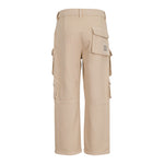 Dou Dou Pantalone Modello Cargo Tinta Unita per Bambina DW6P30X BEIGE DOU DOU 