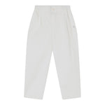 Dou Dou Pantalone Tinta Unita con Elastico In Vita per Bambina DW6P61X BIANCO DOU DOU 