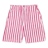 Dou Dou Shorts Bicolore con Fantasia A Righe per Bambina DW6Q39 BIANCO DOU DOU 