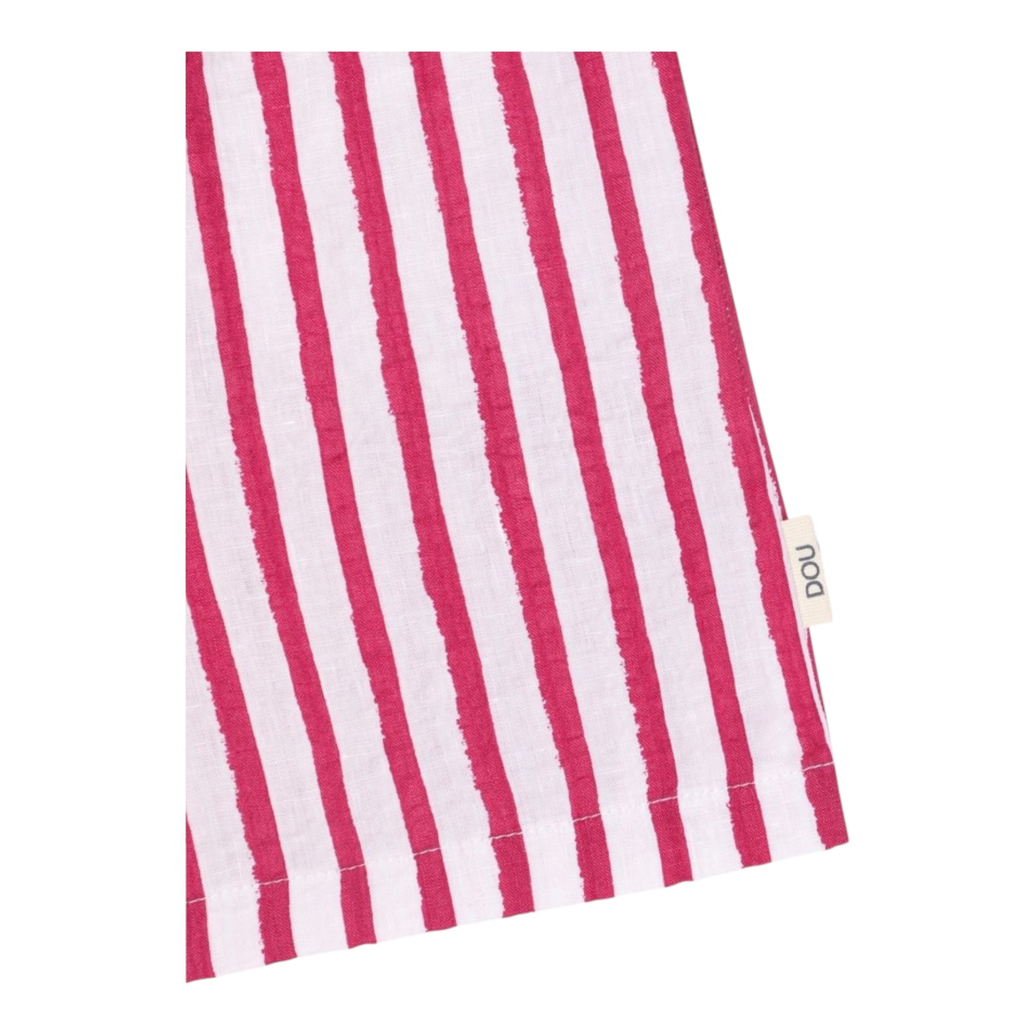 Dou Dou Shorts Bicolore con Fantasia A Righe per Bambina DW6Q39 BIANCO DOU DOU 