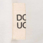 Dou Dou T-Shirt Girocollo Tinta Unita con Stampa per Bambino DW8P21X BIANCO DOU DOU 