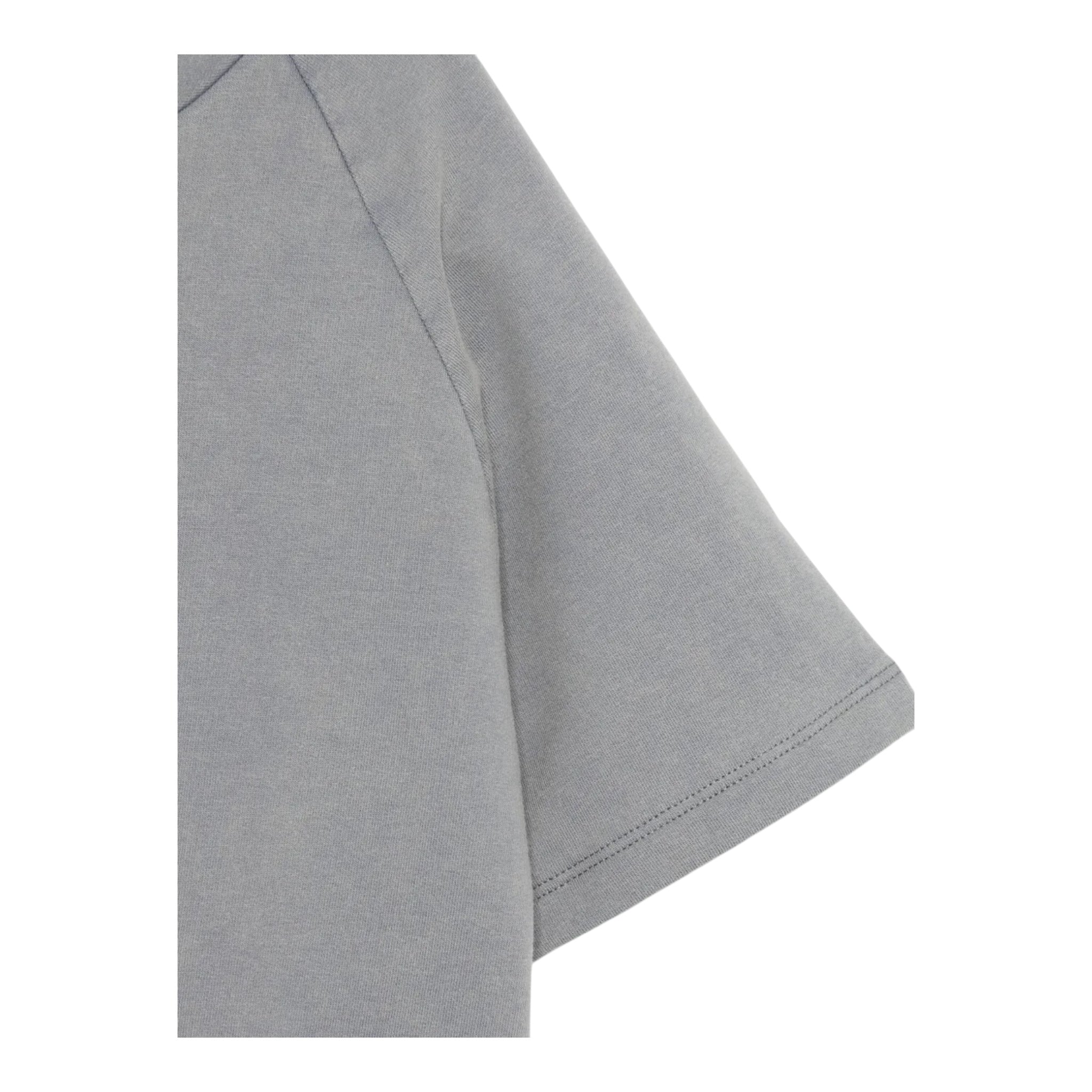 Dou Dou T-Shirt Girocollo Tinta Unita per Bambina DW8P51X GRIGIO DOU DOU 