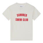 Dou Dou T-Shirt Girocollo Tinta Unita con Stampa per Bambina DW8P81 BIANCO DOU DOU 