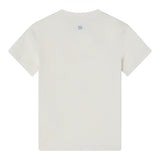 Dou Dou T-Shirt Girocollo Tinta Unita con Stampa per Bambina DW8P81 BIANCO DOU DOU 