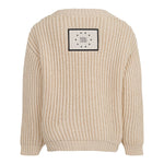Dou Dou Maglia Tinta Unita con Logo Retro per Bambina DW9P10 BEIGE DOU DOU 