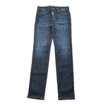 Dsquared2 Jeans Tinta Unita 5 Tasche per Bambino DQ01DX BLU DSQUARED2 