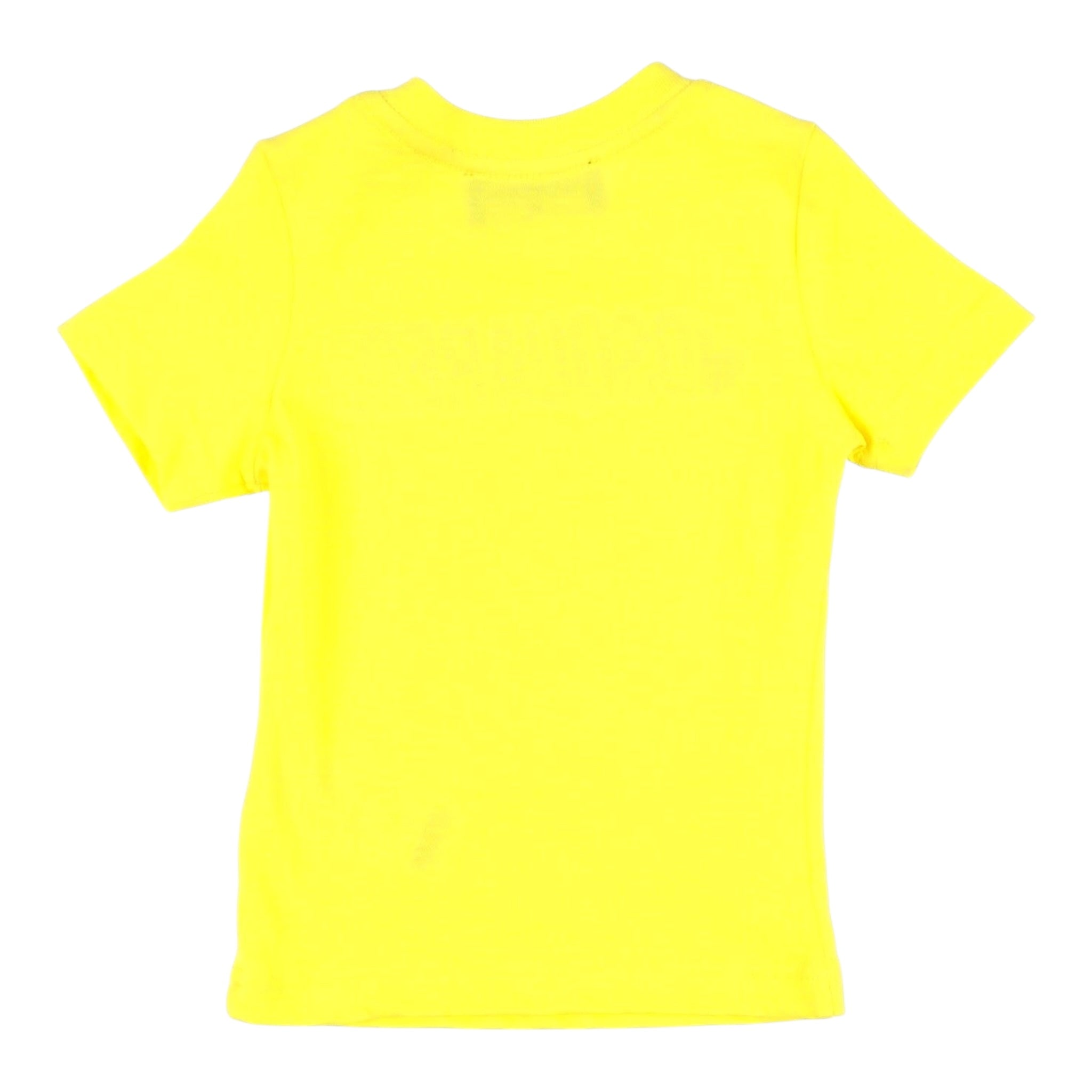 Dsquared2 T-Shirt Girocollo Tinta Unita con Logo per Neonato DQ0833 GIALLO DSQUARED2 