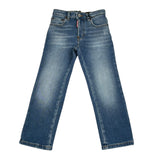 Dsquared2 Jeans Tinta Unita con 5 Tasche per Bambino DQ2252X BLU DSQUARED2 
