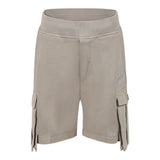 Dsquared2 Bermuda Felpa Tinta Unita con Tasconi per Bambino DQ2720 BEIGE DSQUARED2 