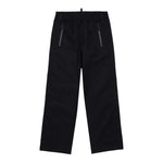Dsquared2 Pantalone Tinta Unita con Elastic In Vita per Bambino DQ2794 NERO DSQUARED2 