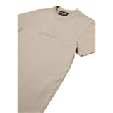 Dsquared2 T-Shirt tinta unita con Stampa Beige per Bambino DQ2856X BEIGE DSQUARED2 