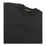 Dsquared2 T-Shirt Girocollo Tinta Unita con Stampa Modello Crop per Bambina DQ2931 NERO DSQUARED2 
