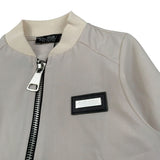 Duepuntozero Felpa Tinta Unita con Zip per Neonato GBTASCN BEIGE DUEPUNTOZERO 