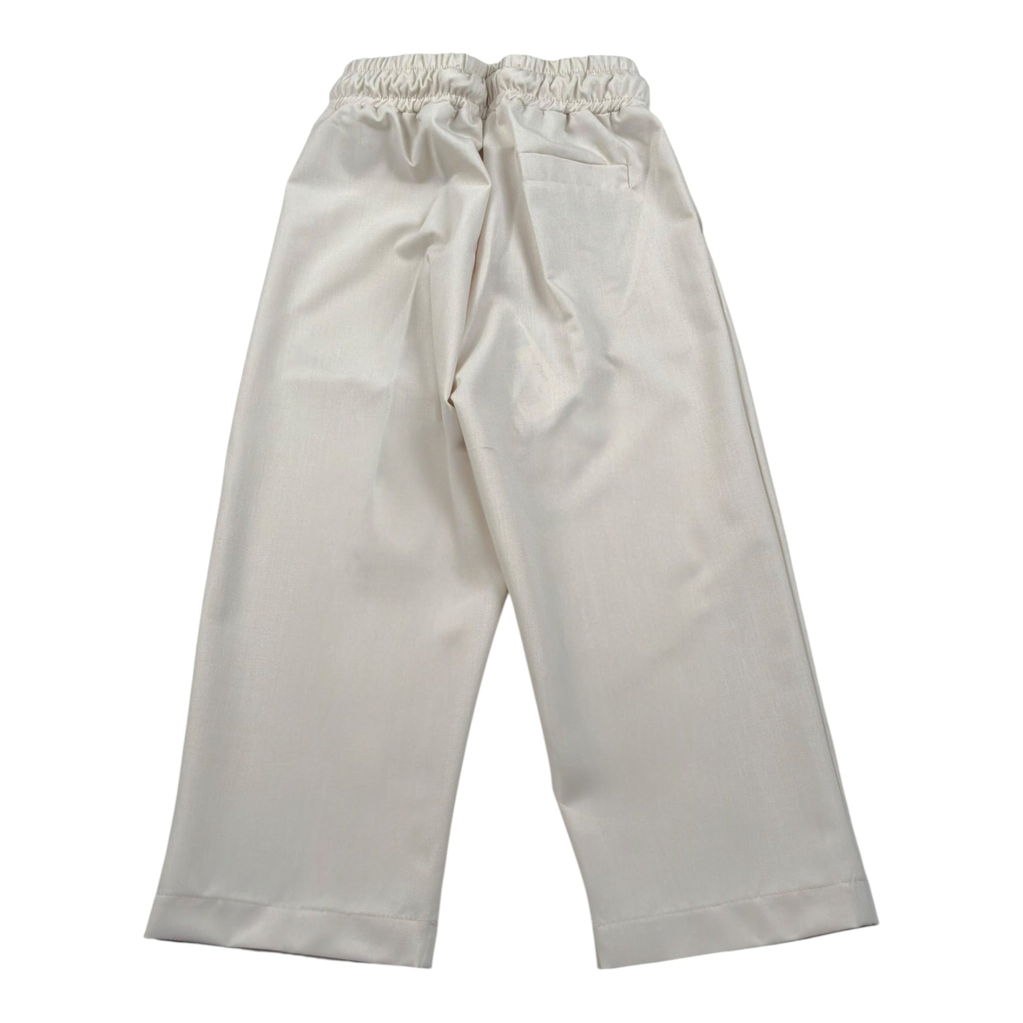Duepuntozero Pantalone Tinta Unita con Elastico In Vita per Neonato PTBR1N BEIGE DUEPUNTOZERO 