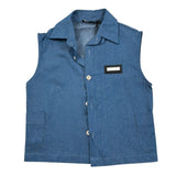Duepuntozero Camicia Tinta Unita In Denim  per Bambina SMAD3 BLU DUEPUNTOZERO 