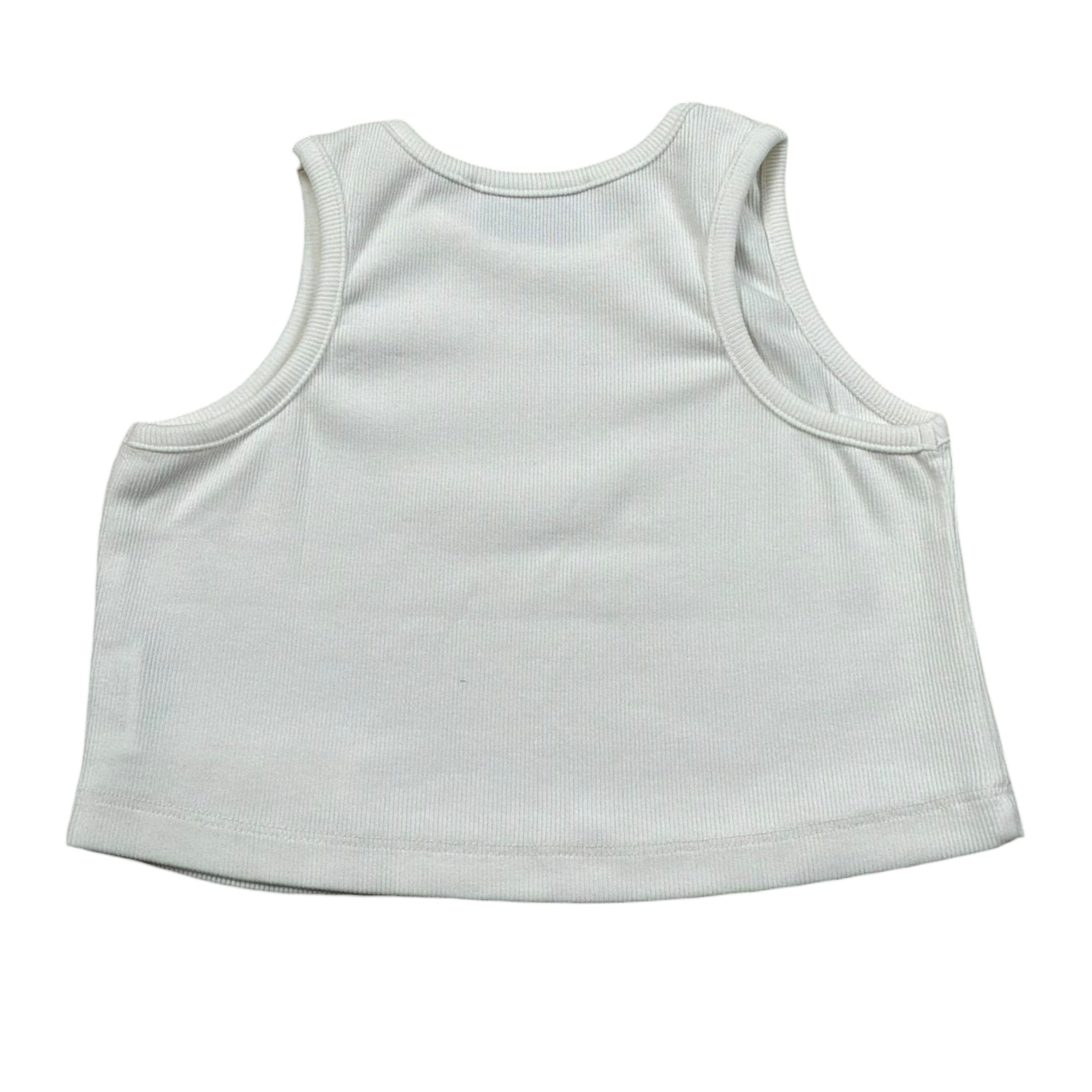 Dusty Color Top Giromanica Tinta Unita per Bambina DJWS5010CN BIANCO DUSTY COLOR 