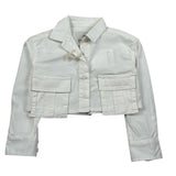 Dusty Color Camicia Manica Lunga Tinta Unita per Bambina DJWS5014CA PANNA DUSTY COLOR 