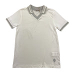 Eleventy Polo Mezza Manica con Colletto In Contrasto per Bambino EU8P01 BIANCO ELEVENTY 