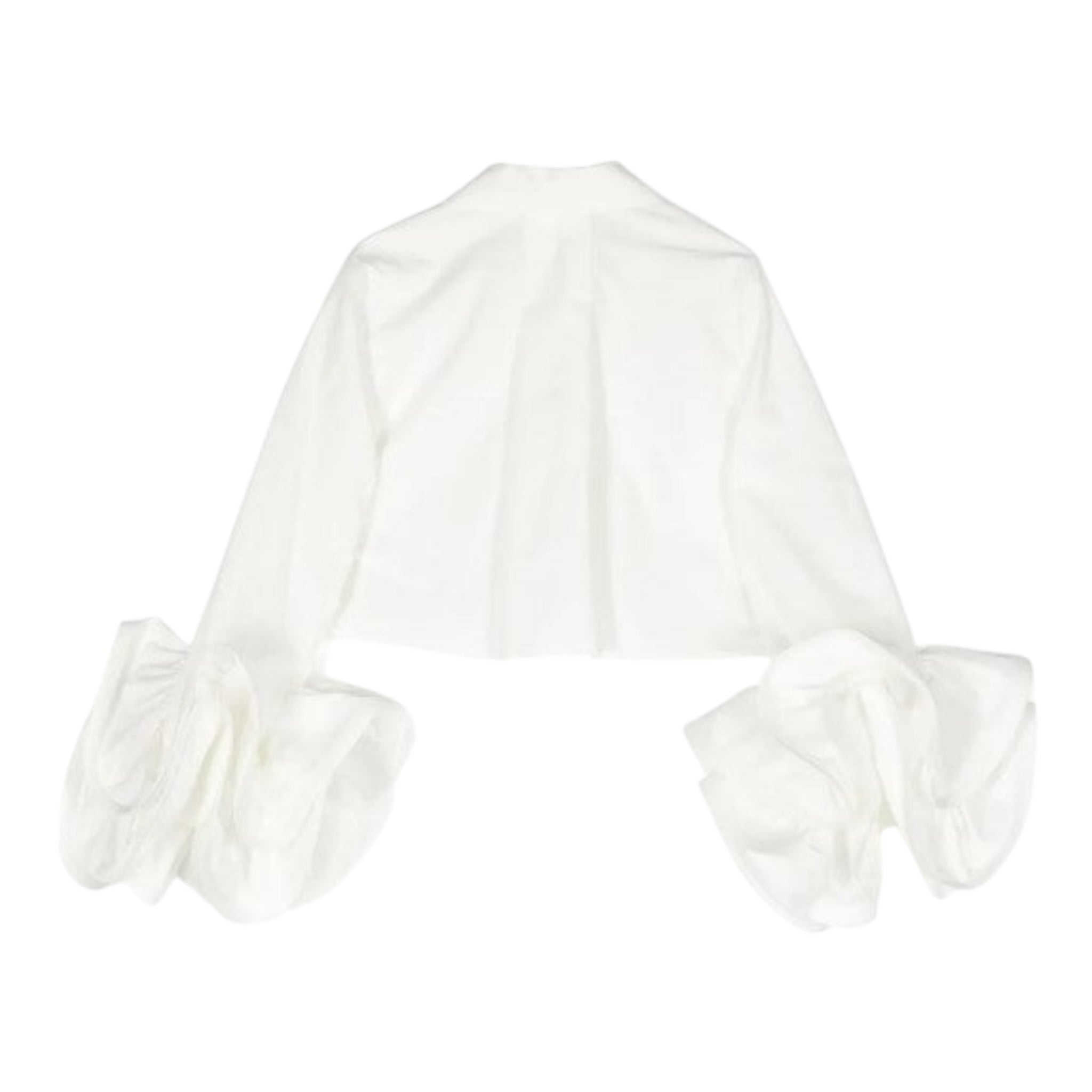 Elisabetta Franchi Camicia Manica Lunga tinta unita Bianco per Bambina EFCA207 BIANCO ELISABETTA FRANCHI 
