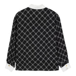 Elisabetta Franchi Camicia Bicolore Logata per Bambina EFCA257 BIANCO/NERO ELISABETTA FRANCHI 