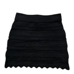 Elisabetta Franchi Gonna Tinta Unita con Ricami per Bambina EFCM015 NERO ELISABETTA FRANCHI 