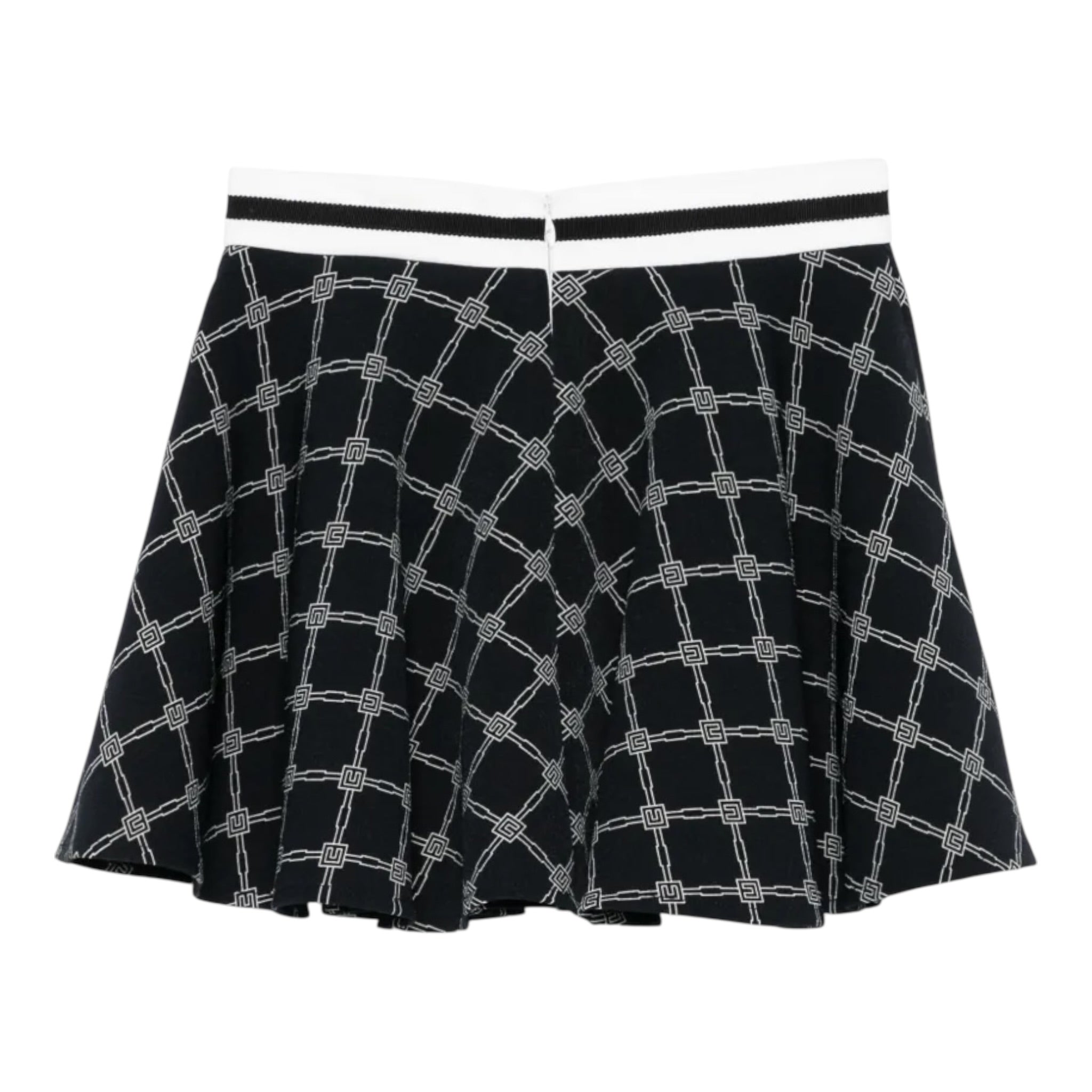 Elisabetta Franchi Gonna Tinta Unita con Elastico In Vita per Bambina EFG185 NERO ELISABETTA FRANCHI 